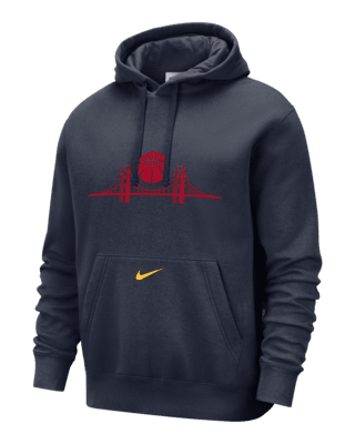 Golden State Warriors Club City Edition Men s Nike NBA Fleece Pullover Hoodie. Nike